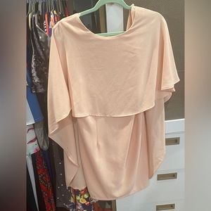 Light pink Lulu’s cape dress